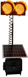 Semáforo Solar Amarelo X Amarelo Piscante DS 2.200