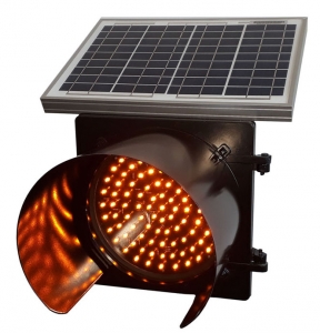 Semáforo Móvel Solar Amarelo Piscante - FOTO 2 Semáforo Móvel Solar Amarelo Piscante - FOTO 2