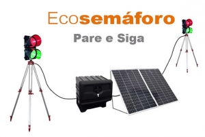 Semáforo à Energia Solar - Ecosemáforo