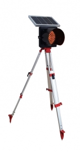 Semáforo Móvel Solar Amarelo Piscante - FOTO 3 Semáforo Móvel Solar Amarelo Piscante - FOTO 3