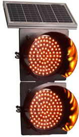 Semáforo Móvel Solar Amarelo Piscante - FOTO 4 Semáforo Móvel Solar Amarelo Piscante - FOTO 4