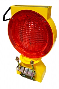 Sinalizador Eletrônico Solar Trafiled 3 Funções Vermelho - FOTO 2